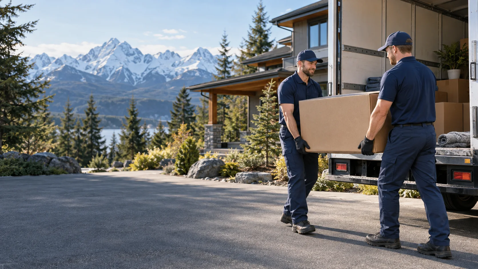Professional movers providing moving services in Alaska
