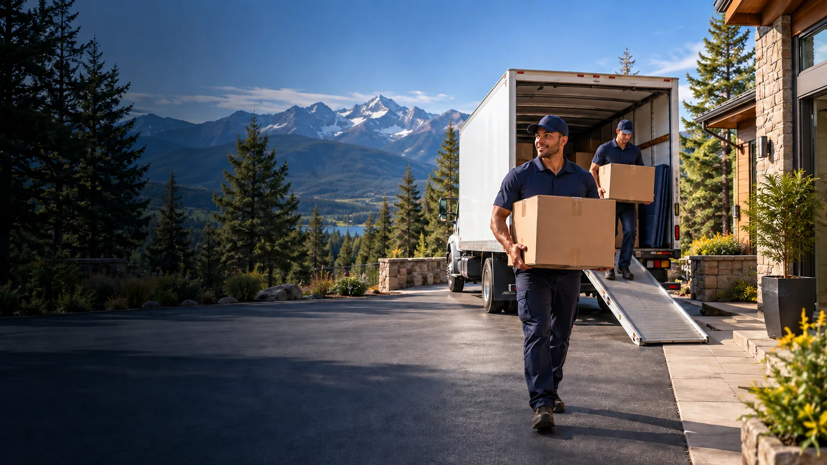 Professional movers providing moving services in Colorado