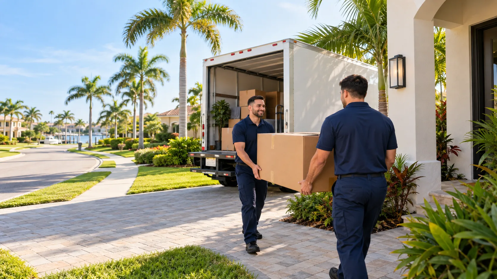 Professional movers providing moving services in Florida