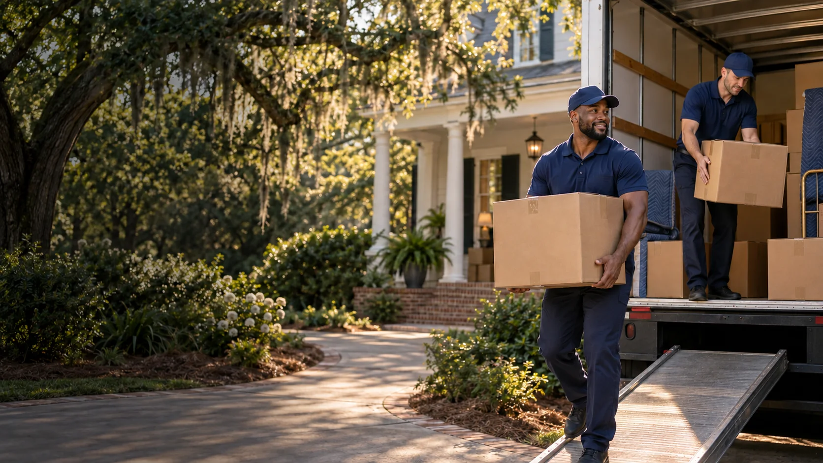 Professional movers providing moving services in Georgia
