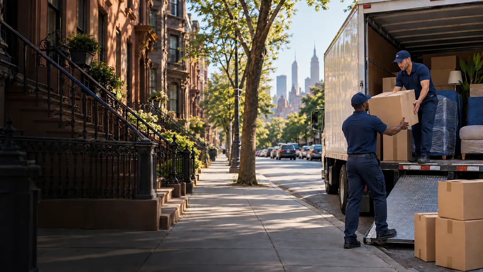 Professional movers providing moving services in New York