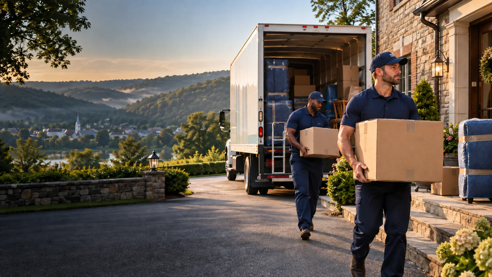 Professional movers providing moving services in Pennsylvania