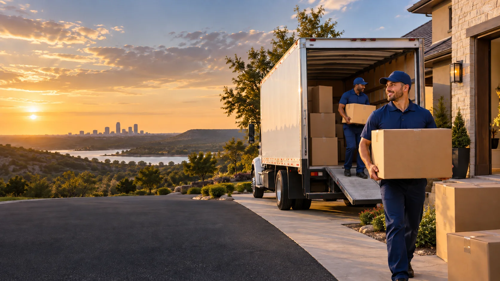 Professional movers providing moving services in Texas