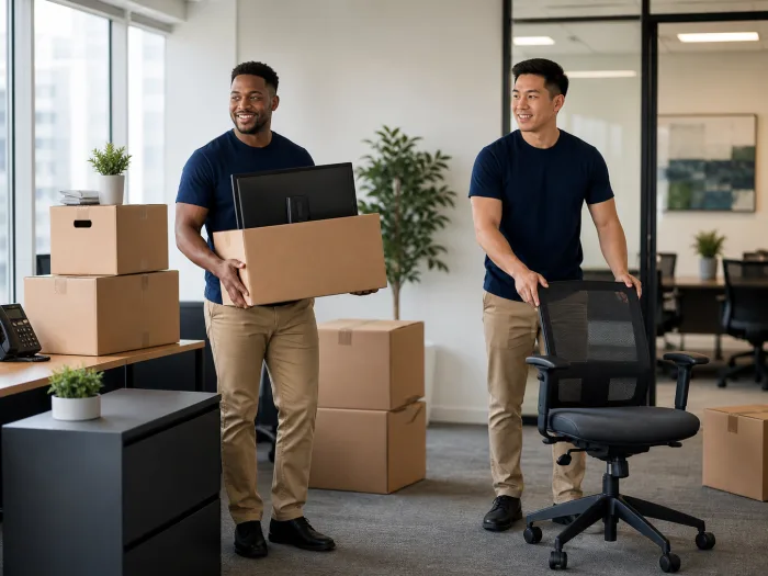 Corporate Relocation crew at work