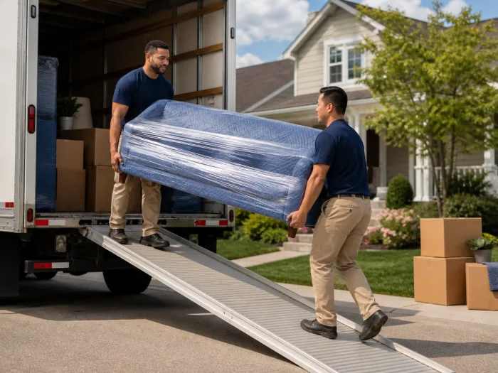 Long Distance Moving crew at work