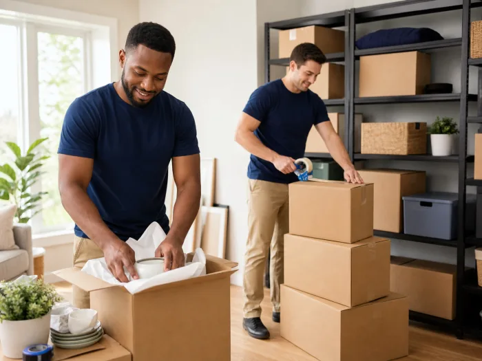 Packing and Storage solutions crew at work